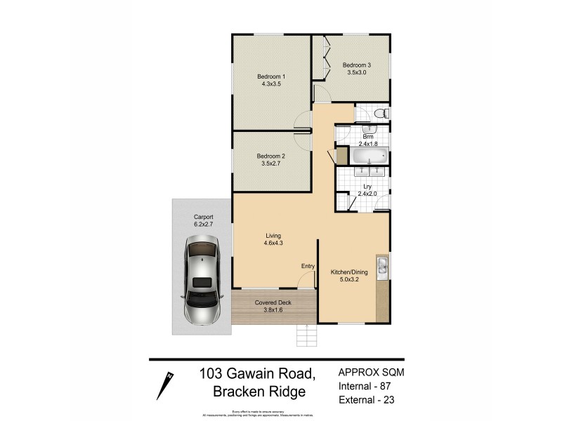 103 Gawain Road, Bracken Ridge QLD 4017 Floorplan