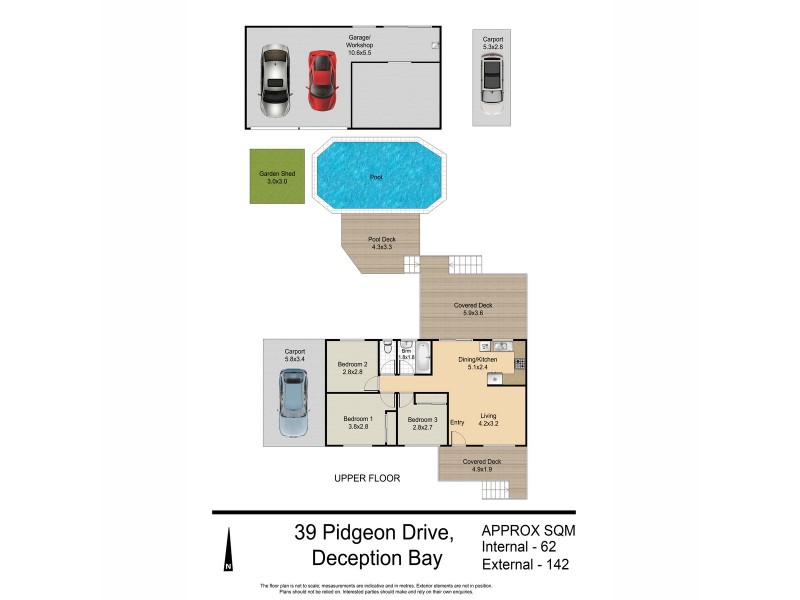 39 Pidgeon Drive, Deception Bay QLD 4508 Floorplan