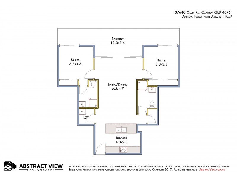 3/640 Oxley Road, Corinda QLD 4075 Floorplan