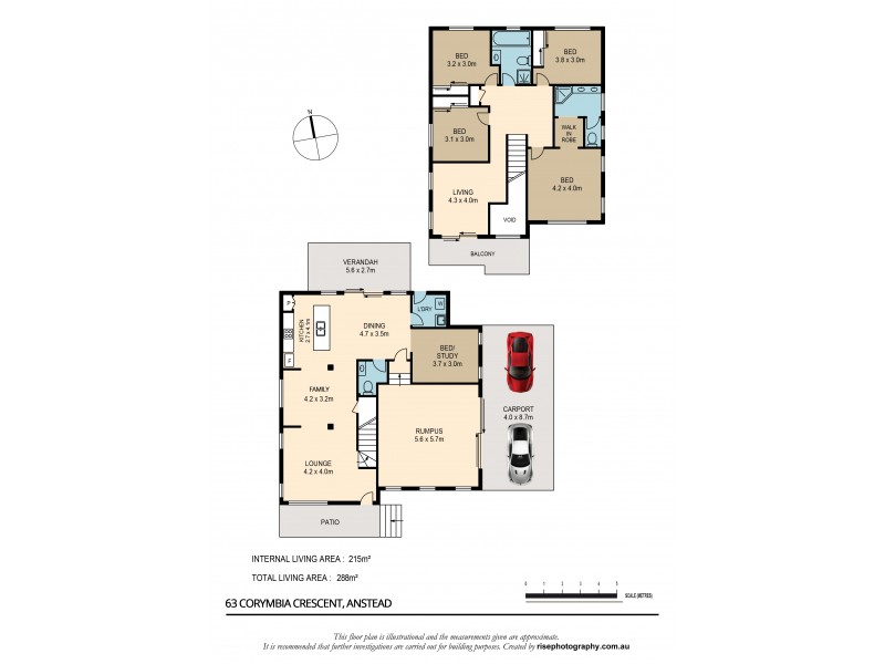 63 Corymbia Crescent, Anstead QLD 4070 Floorplan