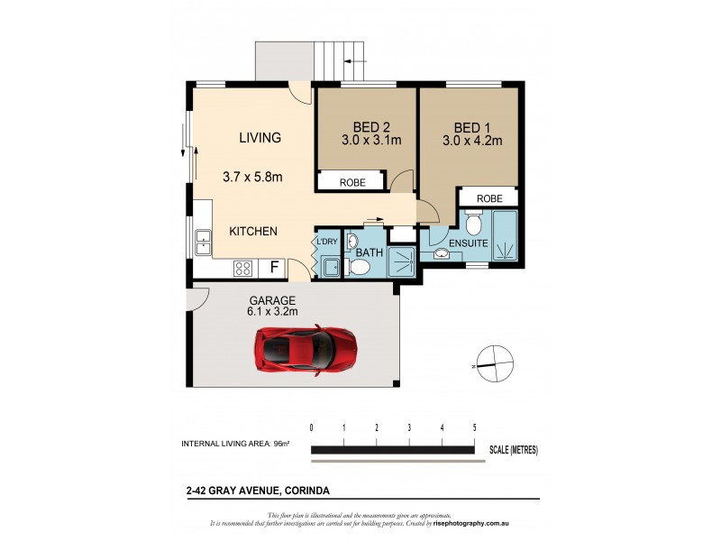 2/42 Gray Avenue, Corinda QLD 4075 Floorplan