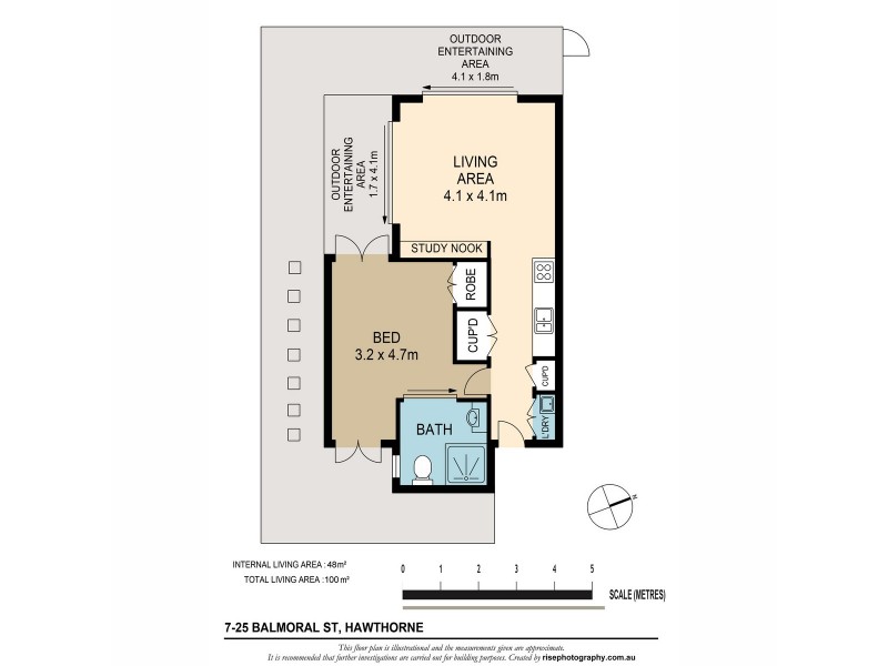 7/25 Balmoral Street, Hawthorne QLD 4171 Floorplan