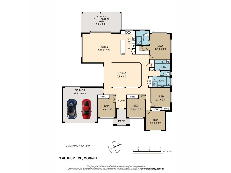 3 Arthur Terrace, Moggill QLD 4070 Floorplan