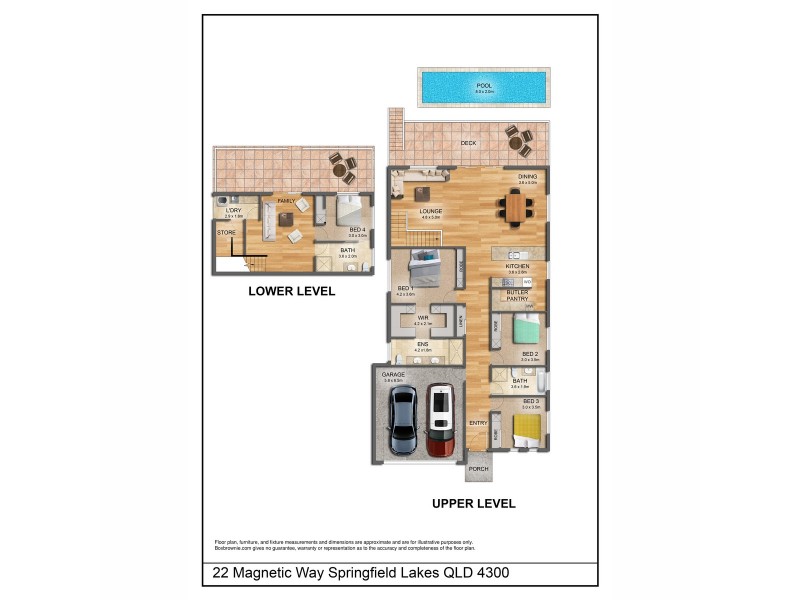 22 MAGNETIC Way, Springfield Lakes QLD 4300 Floorplan