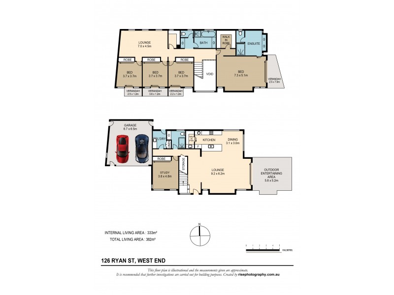 126 RYAN STREET, West End QLD 4101 Floorplan