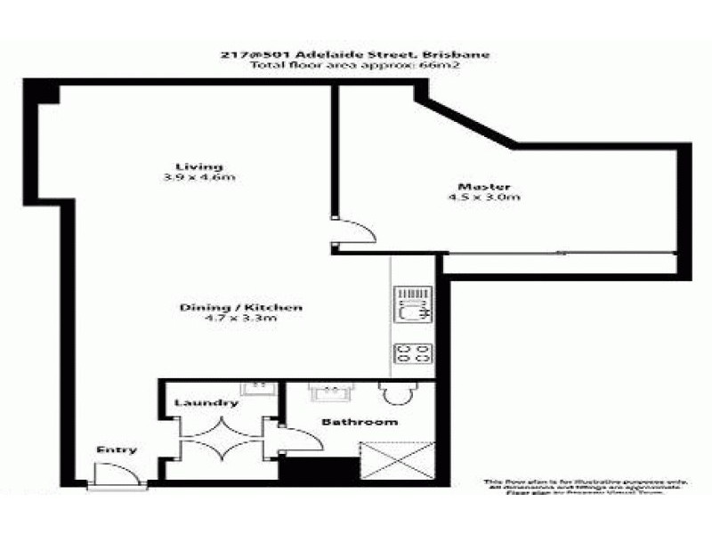 Brisbane City QLD 4000 Floorplan