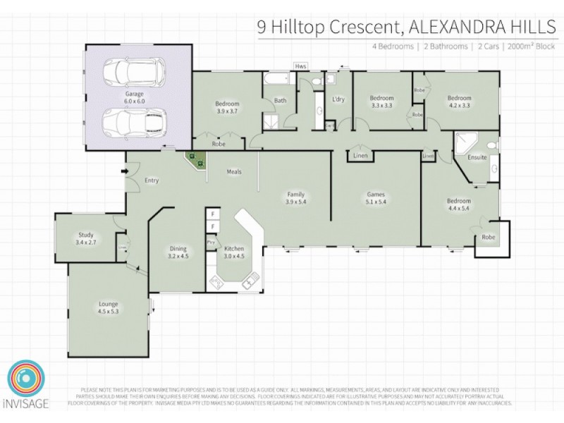 9 Hilltop Crescent, Alexandra Hills QLD 4161 Floorplan