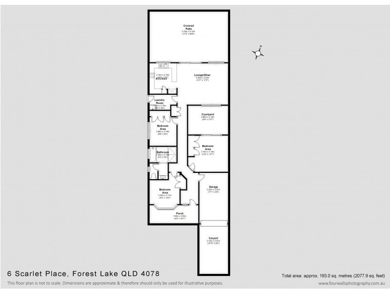 6 Scarlet Pl, Forest Lake QLD 4078 Floorplan