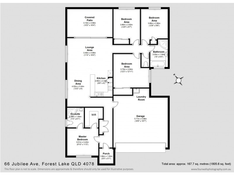 66 Jubilee Ave, Forest Lake QLD 4078 Floorplan