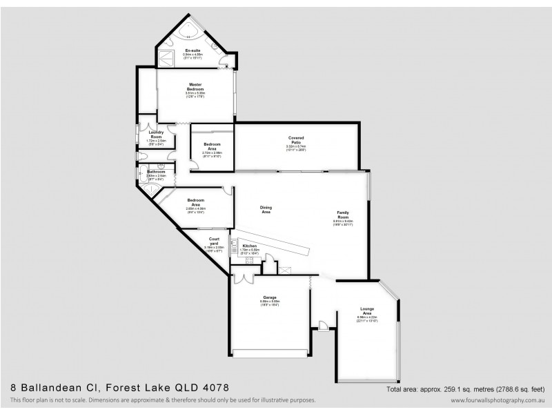 8 Ballandean Cl, Forest Lake QLD 4078 Floorplan