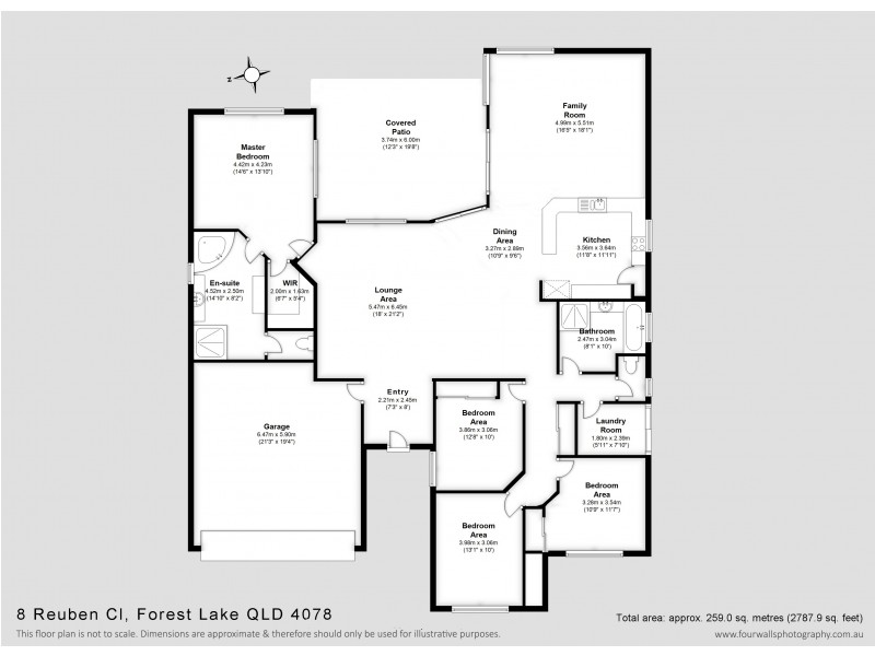 8 Reuben Cl, Forest Lake QLD 4078 Floorplan