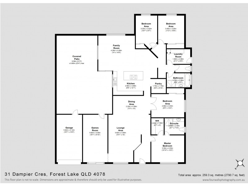 31 Dampier Cr, Forest Lake QLD 4078 Floorplan