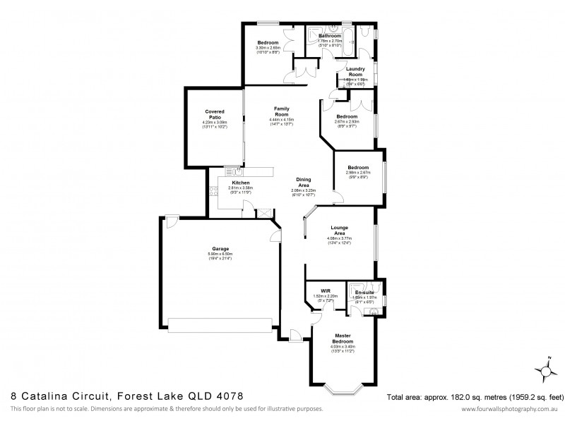 8 Catalina Cct, Forest Lake QLD 4078 Floorplan