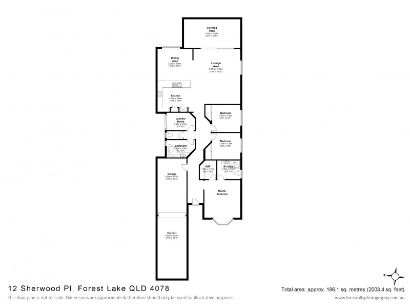 12 Sherwood Pl, Forest Lake QLD 4078 Floorplan
