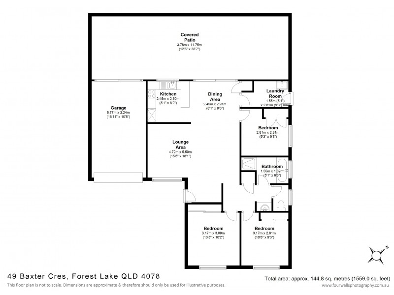 49 Baxter Cr, Forest Lake QLD 4078 Floorplan