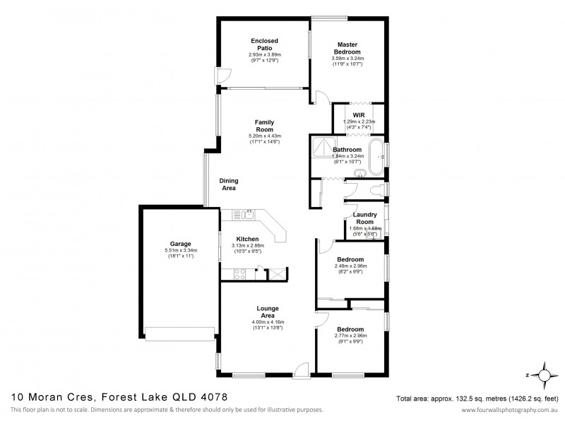 10 Moran Cr, Forest Lake QLD 4078 Floorplan
