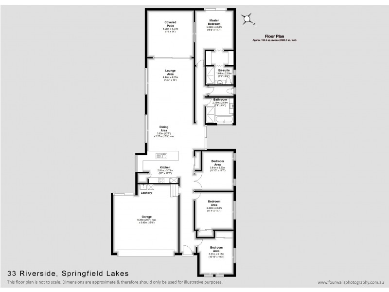 33 Riverside Cr, Springfield Lakes QLD 4300 Floorplan