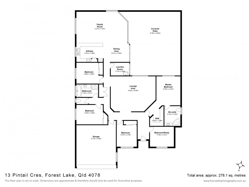 13 Pintail Cr, Forest Lake QLD 4078 Floorplan