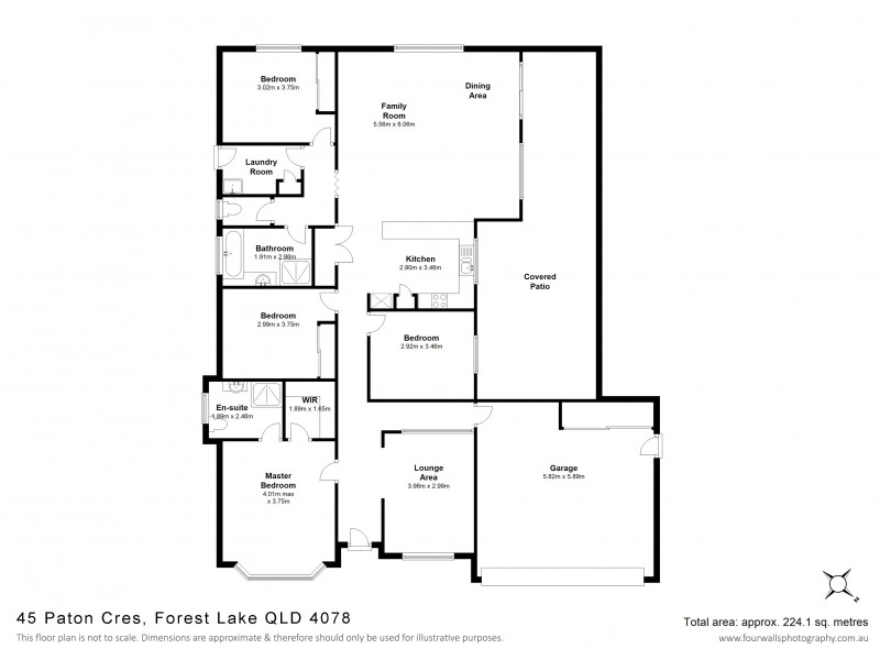 45 Paton Cr, Forest Lake QLD 4078 Floorplan
