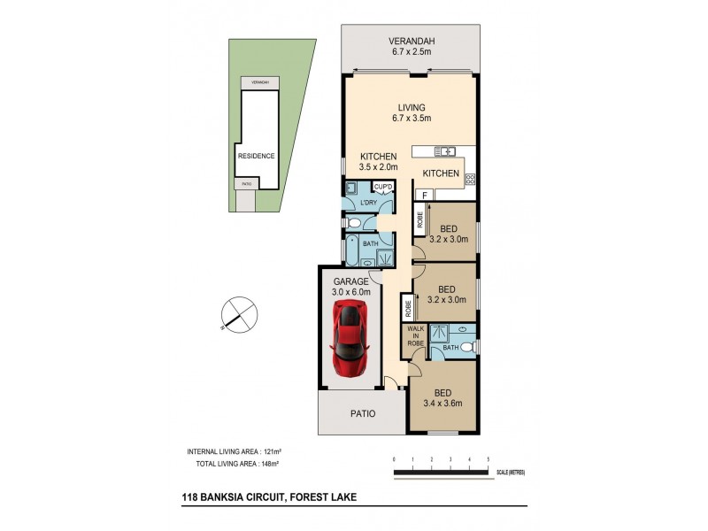118 Banksia Circuit, Forest Lake QLD 4078 Floorplan