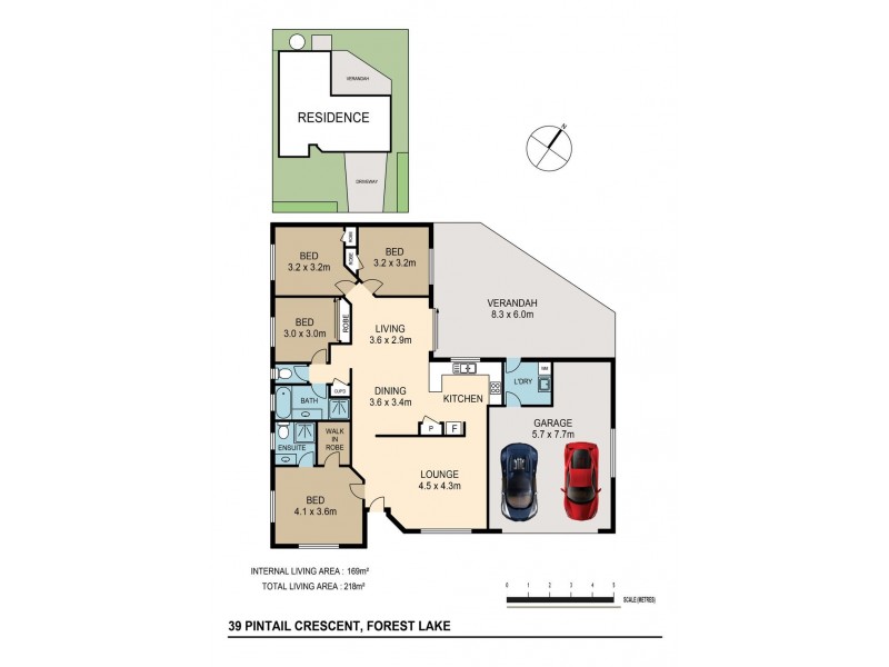 39 Pintail Cr, Forest Lake QLD 4078 Floorplan