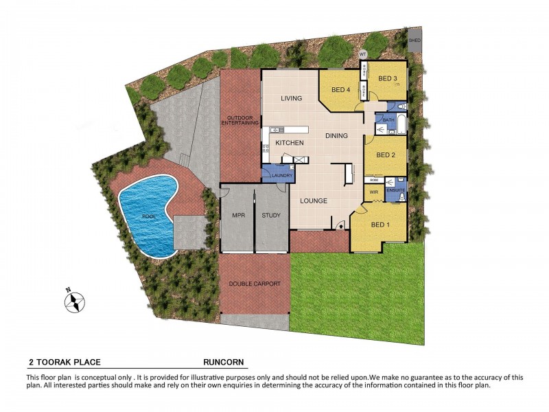2 Toorak Place, Runcorn QLD 4113 Floorplan