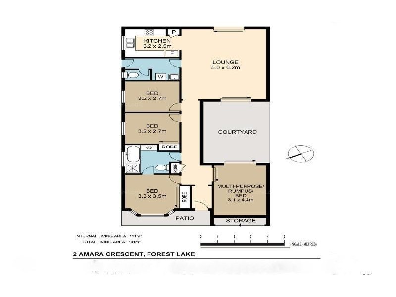 2 Amara Cr, Forest Lake QLD 4078 Floorplan