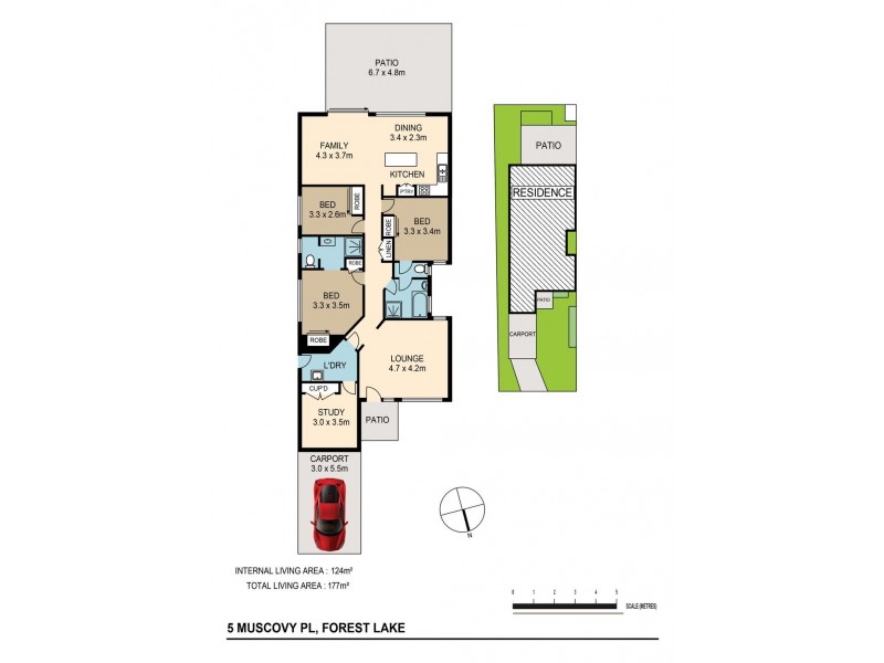 5 Muscovy Pl, Forest Lake QLD 4078 Floorplan