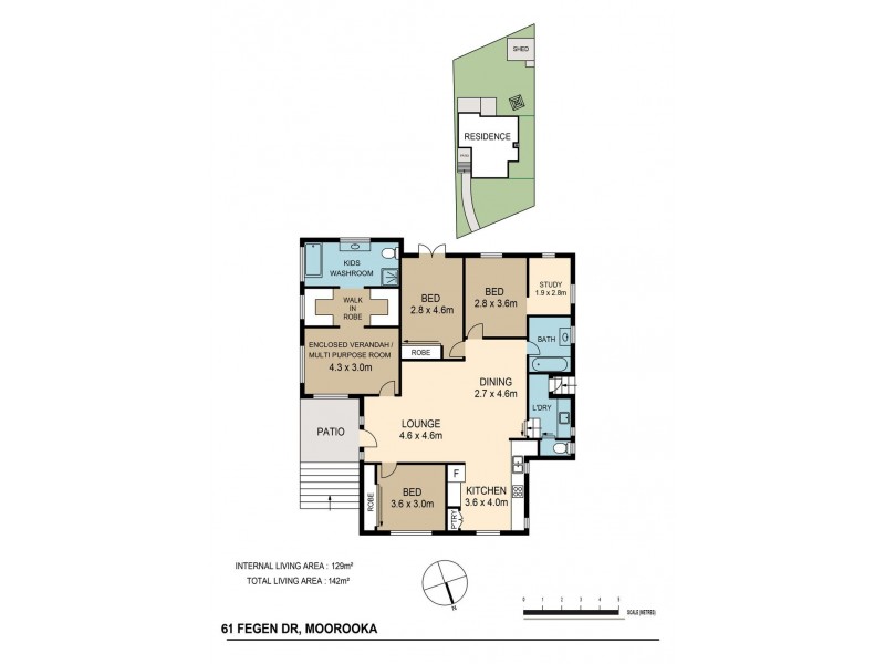 61 Fegen Dr, Moorooka QLD 4105 Floorplan