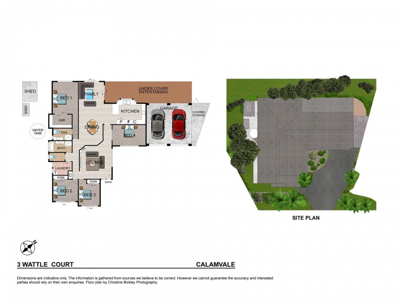 3 Wattle Court, Calamvale QLD 4116 Floorplan