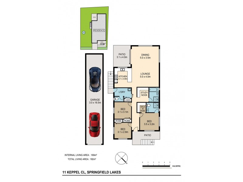 11 Keppel Cl, Springfield Lakes QLD 4300 Floorplan