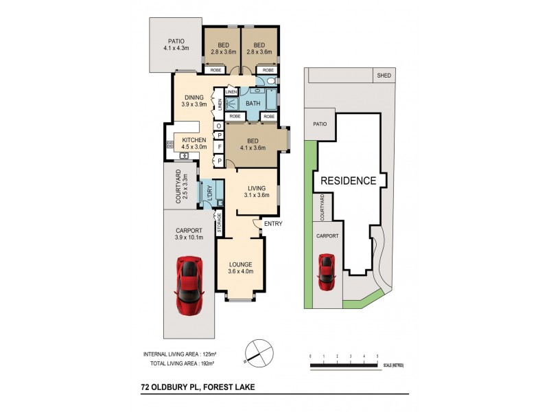 72 Oldbury Pl, Forest Lake QLD 4078 Floorplan