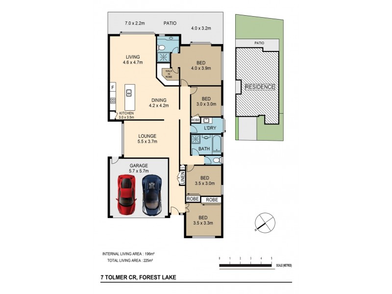 7 Tolmer Cr, Forest Lake QLD 4078 Floorplan