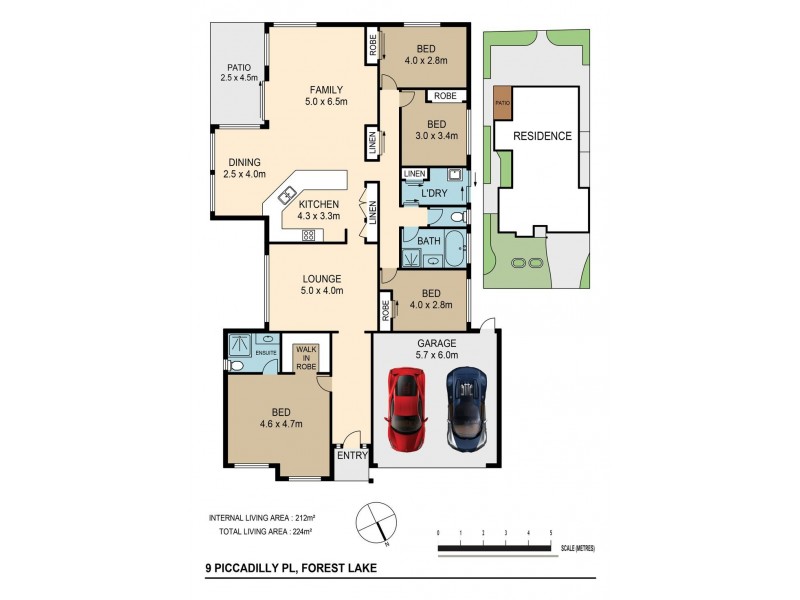 9 Piccadilly Pl, Forest Lake QLD 4078 Floorplan
