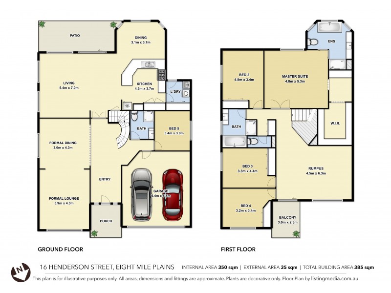 16 Henderson Street, Eight Mile Plains QLD 4113 Floorplan