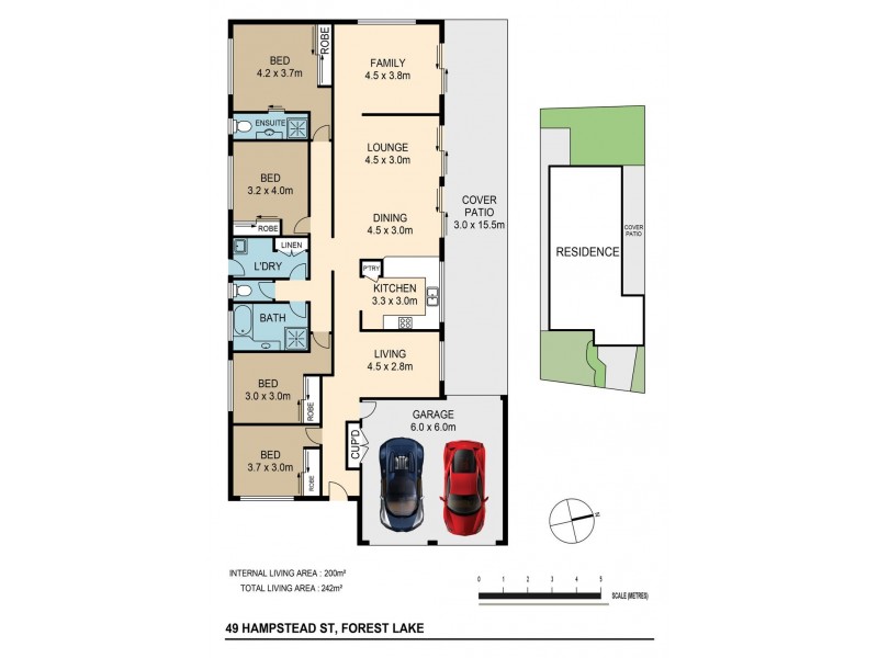 49 Hampstead St, Forest Lake QLD 4078 Floorplan
