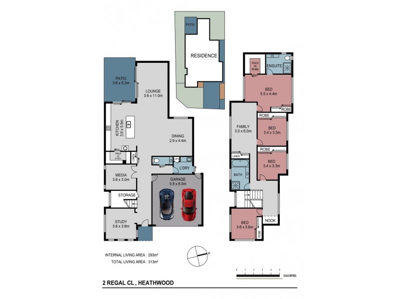 2 Regal Cl, Heathwood QLD 4110 Floorplan