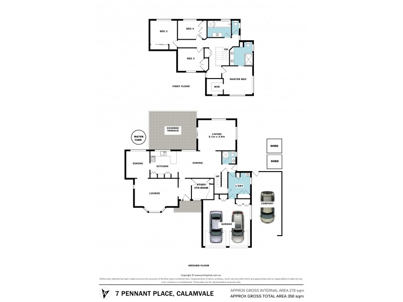 7 Pennant Place, Calamvale QLD 4116 Floorplan