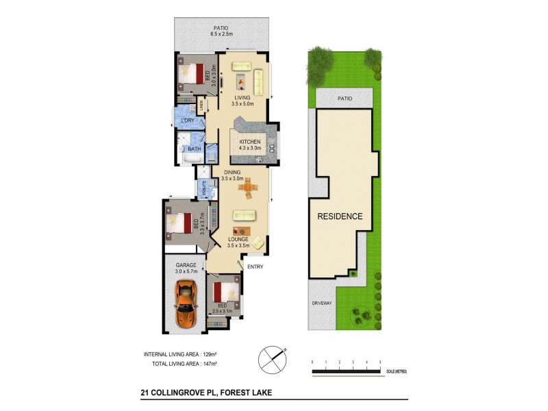 21 Collingrove Pl, Forest Lake QLD 4078 Floorplan