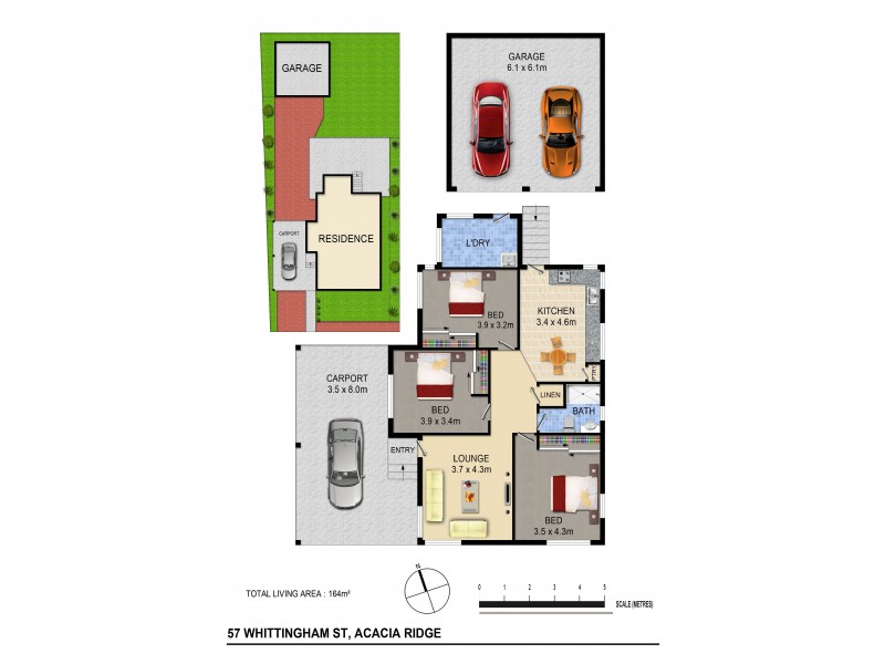 57 Whittingham St, Acacia Ridge QLD 4110 Floorplan