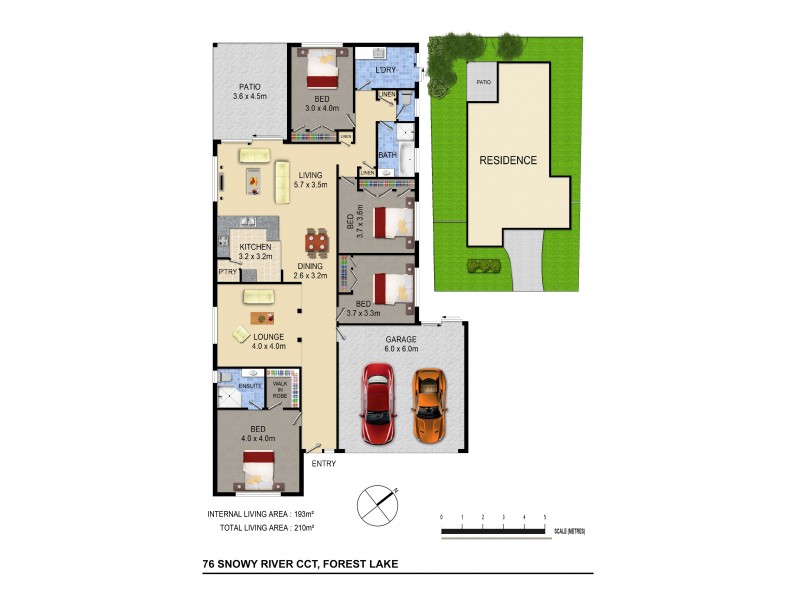 76 Snowy River Cct, Forest Lake QLD 4078 Floorplan