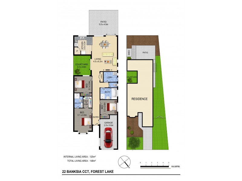 22 Banksia Cct, Forest Lake QLD 4078 Floorplan