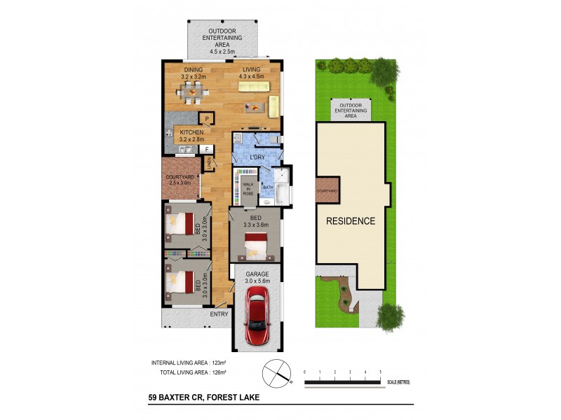 59 Baxter Cr, Forest Lake QLD 4078 Floorplan