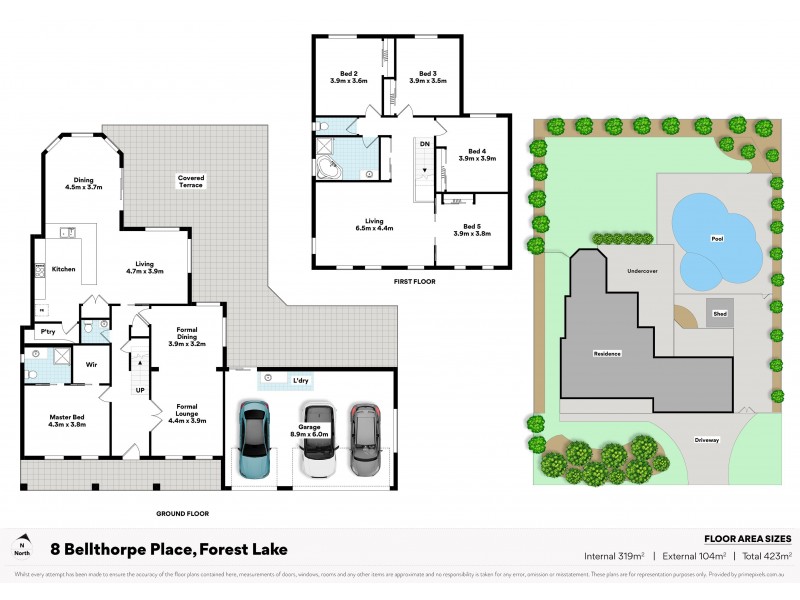 8 Bellthorpe Place, Forest Lake QLD 4078 Floorplan