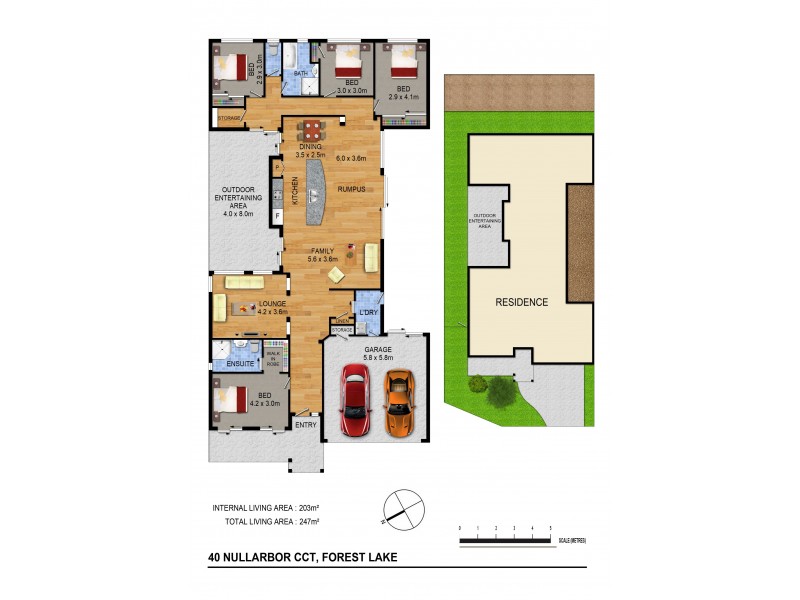 40 Nullarbor Cct, Forest Lake QLD 4078 Floorplan