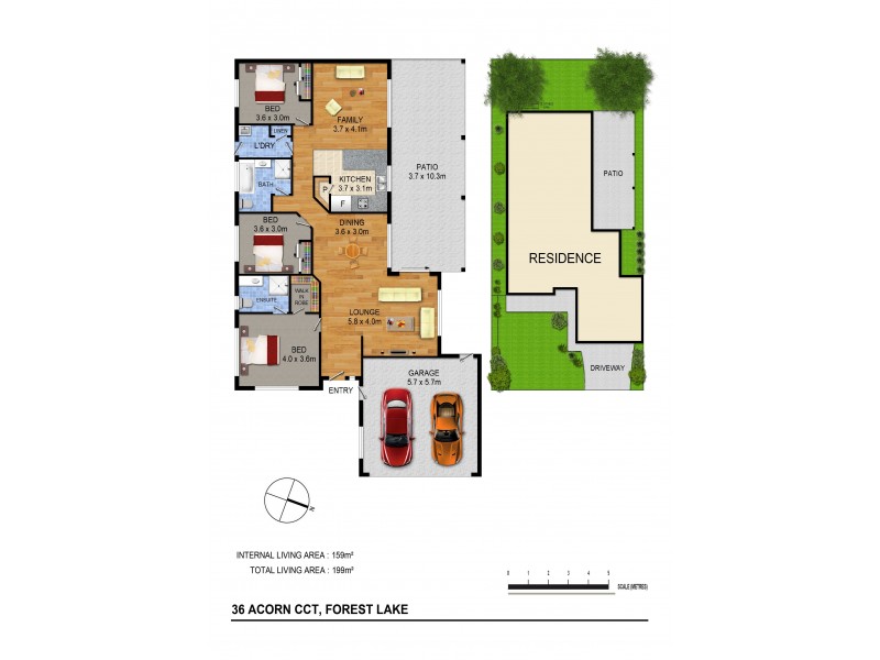 36 Acorn Cct, Forest Lake QLD 4078 Floorplan