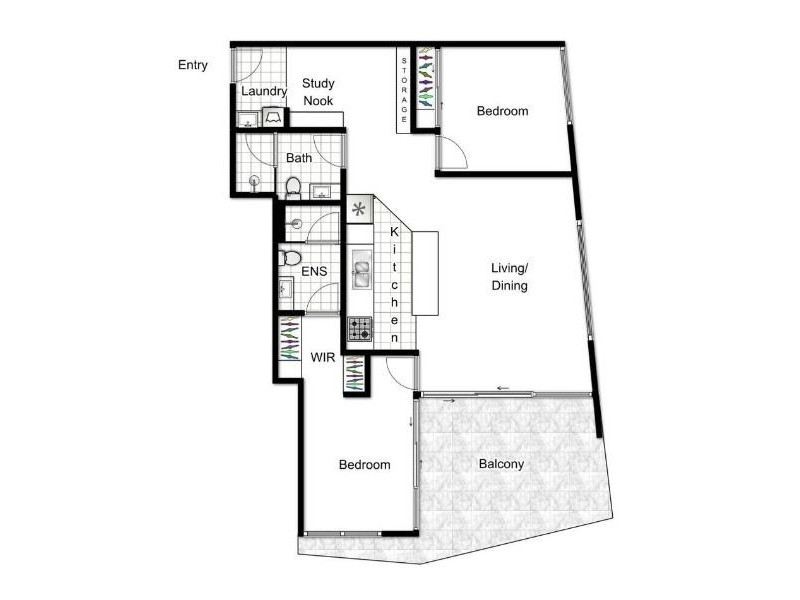 48/40 GLENEFER ST, Runcorn QLD 4113 Floorplan