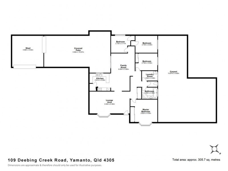 109 Deebing Creek Road, Yamanto QLD 4305 Floorplan