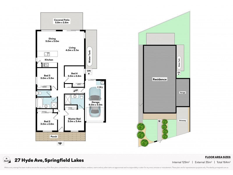 27 Hyde Avenue, Springfield Lakes QLD 4300 Floorplan