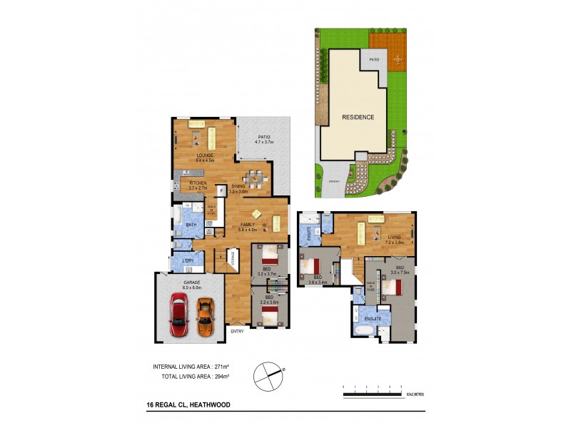 16 Regal Pl, Heathwood QLD 4110 Floorplan